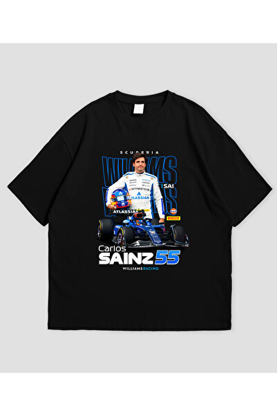 SVART WEAR Carlos Sainz Štampano Oversize kroj Unisex T-shirt