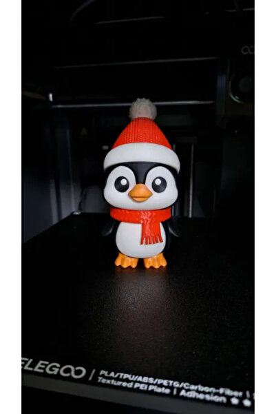 HasFar Tech تمثال البطريق بموضوع عيد الميلاد 13 سم