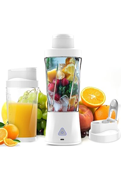 NEXTWAVE Mini blender portabil NextWave™, 240W, 20000 RPM, 650 ml, baterie 6000 mAh, autocuratare, alb