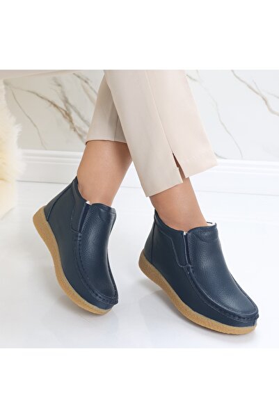 Botinelli Women's Bluemarine Fur-lined Boots Made of Genuine Leather Dasina, 36