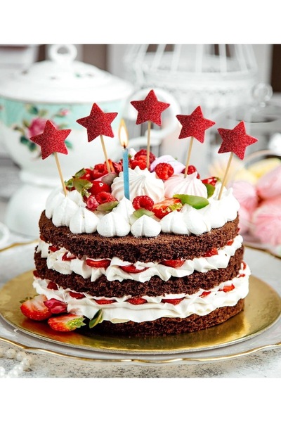 OGELAPARTY Yıldız gold kürdan - eva kürdan -simli kürdan