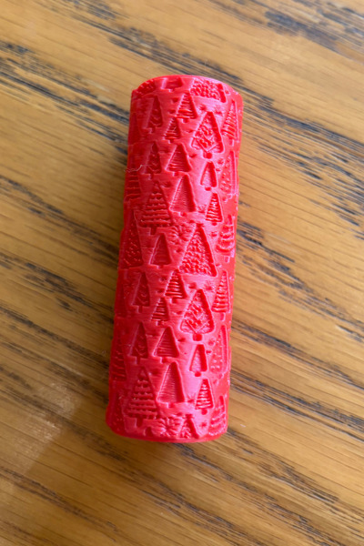 CESTOPİENO مجموعة تشكيل العجين الصغيرة على شكل شجرة عيد الميلاد/بسكويت، سيراميك، عجينة لعب 3×7 سم