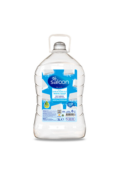 Saloon غسول اليدين – برائحة الصابون الأبيض – 3 لتر