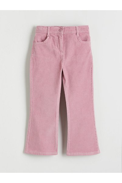 LC Waikiki Flared Velvet Girls' Trousers