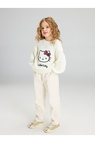 LC Waikiki LCW Kids Еластични панталони от кадифе за момичета