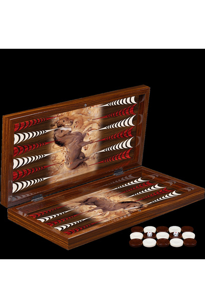 Livenda عمل فني للعبة الطاولة مع الحصان