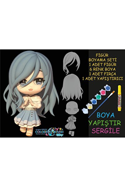 nihonwosekai Hatsune Miku Colorful Pjsekai Anime Figürü Boyama Seti Hinomori ...