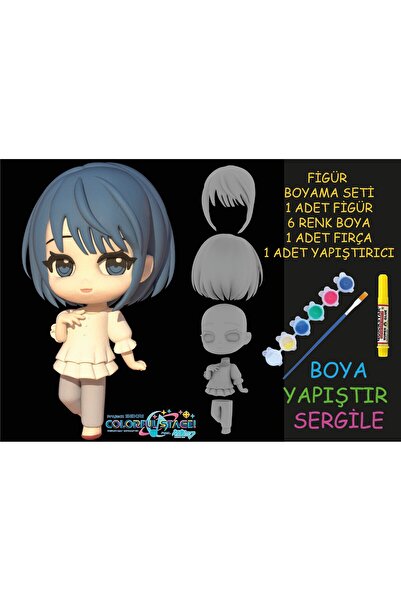 nihonwosekai Hatsune Miku Colorful Pjsekai Anime Figürü Boyama Seti Kiritani ...