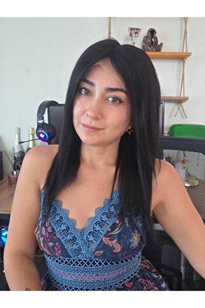 Perukçu Alev HERYÖNE AYRILAN GERÇEK SAÇ TÜL PERUK 199 NO