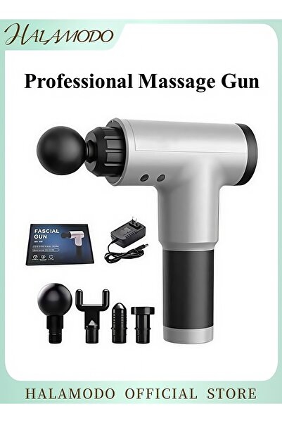 HALAMODO أداة تدليك إيقاعية لتدليك الأنسجة العميقة لتخفيف آلام العضلات، 4 سرع...