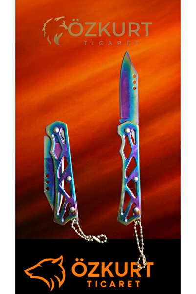 özkurt ticaret Mini Çakı Renkli Anahtarlık