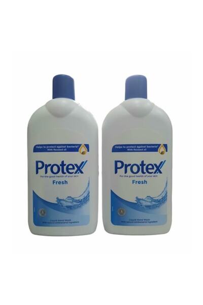 Protex Set of 2x Fresh Liquid Soap Refills with Ingredient, 700 ml