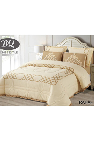 BQ Home Textile The bedspread set shown in the picture is the RAHAF 04 bedspread set.