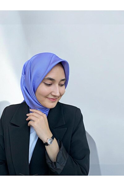 Armine وشاح حريري بلون أرجواني سادة من تيفيل طراز IST 10D02 - 84