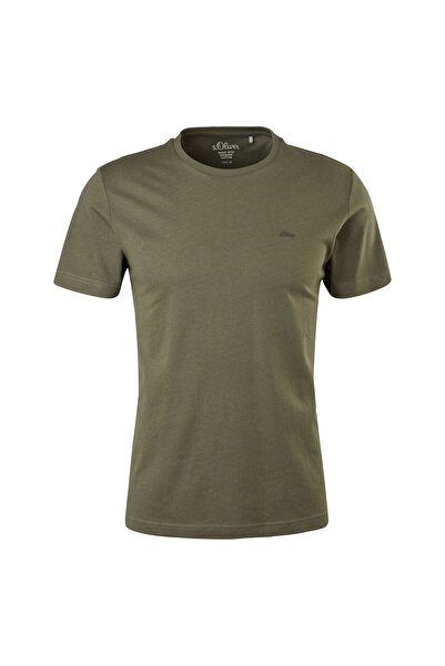 s.Oliver Herren T-Shirt - Basic, Rundhals, Baumwolle, einfarbig