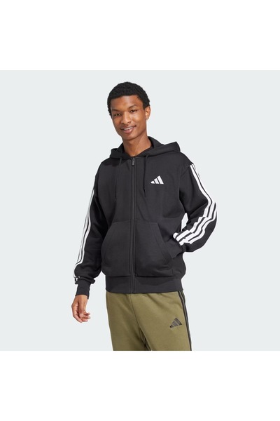 adidas Essentials 3-Stripes Fleece Polar Men's Tracksuit Top Jd1870