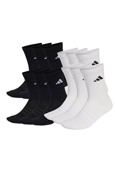 adidas Unisex Socken, 12er Pack - Cushioned Crew Socks, Logo, gepolstert, ein...