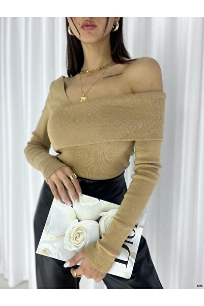 Modafeminen Knitwear Sweater Tr0215 Vi̇zon