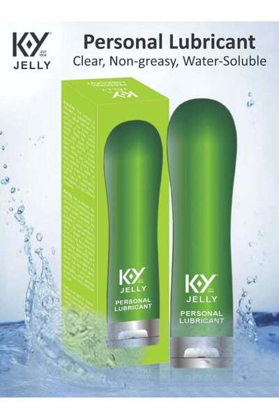KY جيلي، مزلق شخصي شفاف، غير دهني، قابل للذوبان في الماء، 120 غرام