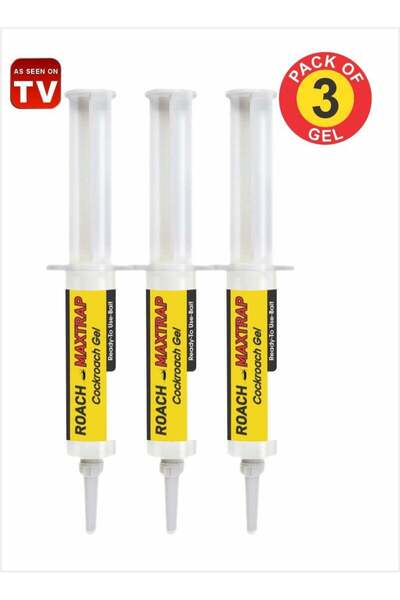 Roach Doctor جل قوي لمكافحة الصراصير - مبيد الصراصير ماكس تراب، عبوة من 3 قطع...