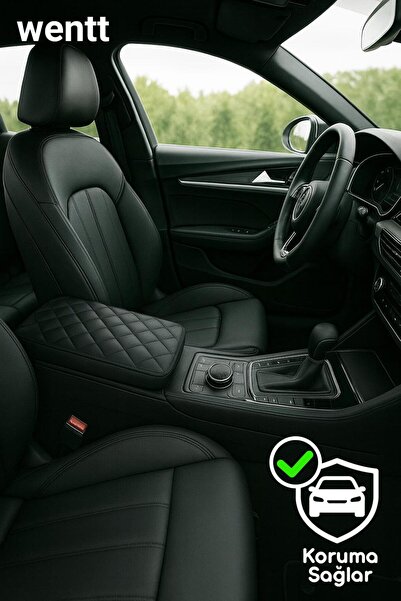 wentt Oto Kolçak Koruma Kılıfı Premium Kapitone Deri Extra Kalın