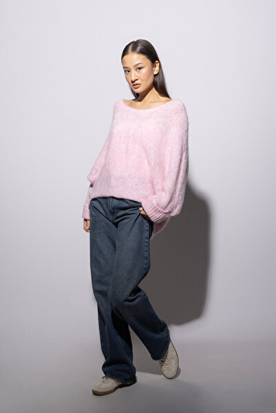 Nisan Kolları Katlamalı Triko Kazak