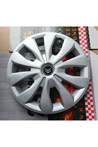 Universal Citroen Berlingo Uyumlu 15" jant kapağı 4'lü Takım Amblem Hediyeli