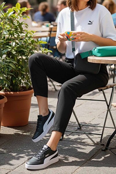 Puma Women's Daily Comfortable Sports Shoes Rs-96 Black White