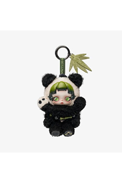 Pop Mart x Skullpanda POP MART SKULLPANDA Lazy Panda Plush Doll Pendant Peluş...