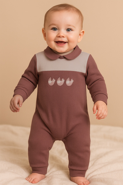 Lilo Co رومبير أطفال بأكمام طويلة مضلعة