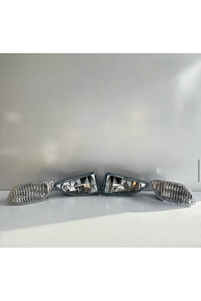 ATS OTO YEDEK PARÇA Focus 1 (1999-2002) Makyajsız Sis Takımı- Şeffaf Tampon S...