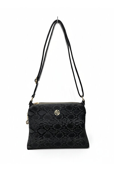 Sanmorris Γυναικεία τσάντα ώμου από συνθετικό δέρμα ρυθμιζόμενο σταυρωτό λουρ...