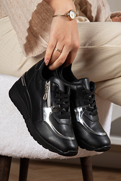 tayyarshoes спортни обувки с висок ток и каишка за петата