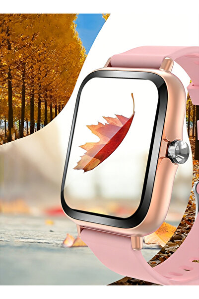 X SPRING Smart Watch with 1.68" Touch Screen for Android & iOS, Call Function,Waterproof (Golden)