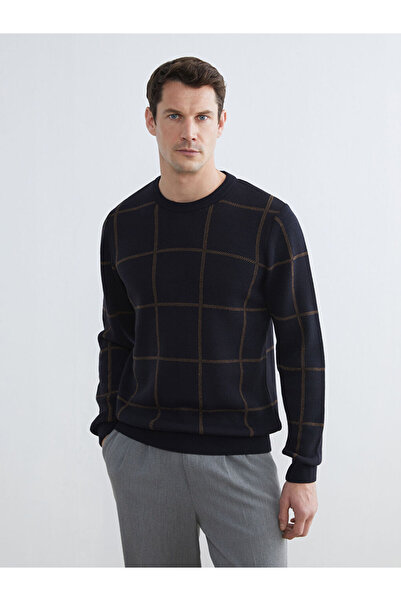 LC Waikiki Rmz Gi̇yi̇m Farkiyla Zero Roba Collar Men's Knitwear Sweater