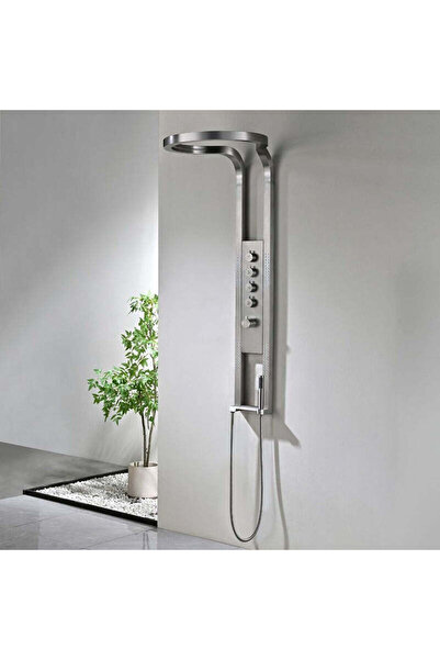 shark design Luxury Shower Panel, Rain Effect, 4 Water Functions, Anthracite ...