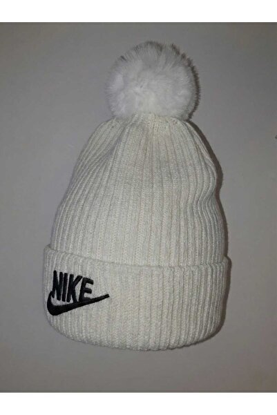 Nike Striped wool blend hat, Unisex, One Size, White