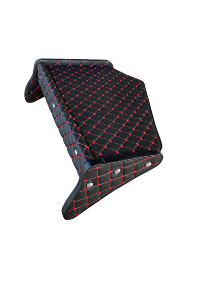 Cabina Premium Dashboard for Scania S – Center, Black with Red