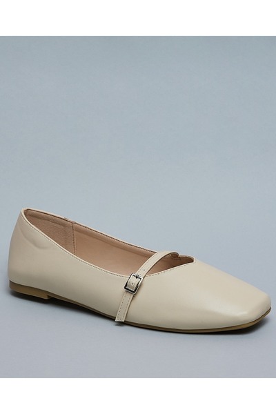 R&B Solid Square Toe Mary Jane Shoes