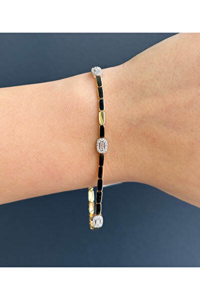 Has Kuyumcum 14 Ayar Altın 3'lü Baget Bileklik