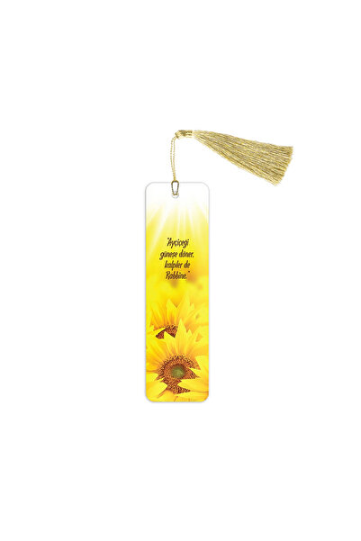 Hayrat Neşriyat Metal Bookmark Model 24 - Sunflower, Promise