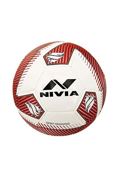 Nivia DOM06 Training PU Football | Size 5 | Machine Stitched | 32 Panel | TPU...