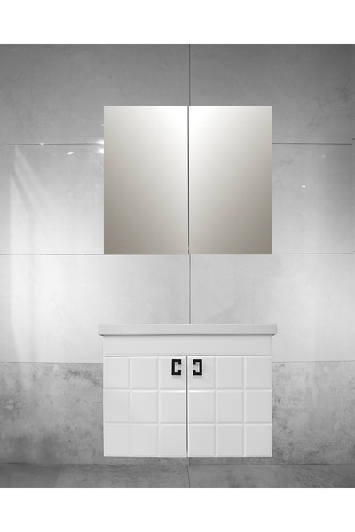 Ber Banyo dolabı 80’lik lake kapak