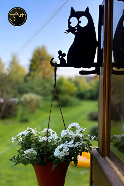 3art Metal Metal Cobalt Hanger - Wall Mounted Decorative Flower Hanger