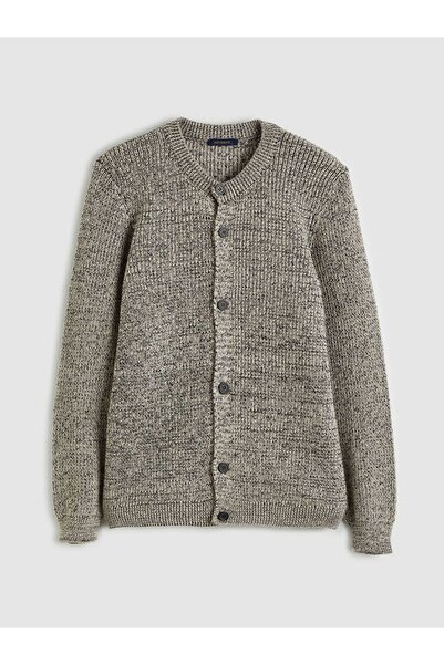 LC Waikiki Southblue Standard Fit Men's Knit Cardigan