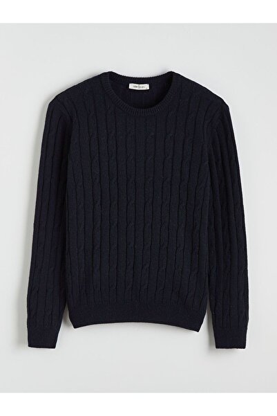 LC Waikiki Lcw Vision Hair Weave Patterned Men's Knitwear Sweater