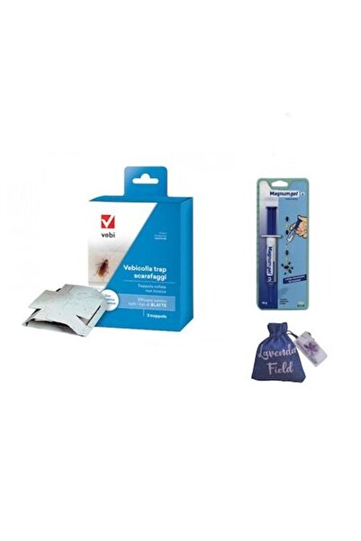 Mylva Gel insecticid Magnum 10 g + 5 x capcane gandaci Vebicolla + sac lavand...