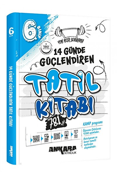 kitabın başkenti ankara yayıncılık 6. sınıf güçlendiren tatil kitabı