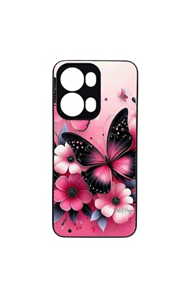 ELITE MOBILE Husa Soft TPU compatibila cu Oppo Reno 13 Pro, Butterfly Design