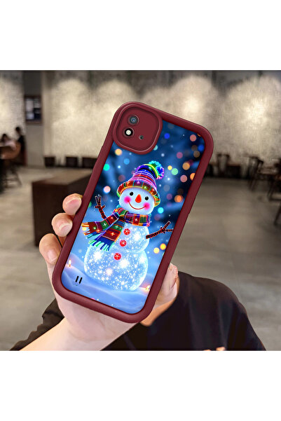 Hontinga حافظة ملونة بسيطة من مادة السيليكون المتوافقة مع هاتف Realme C11 202...